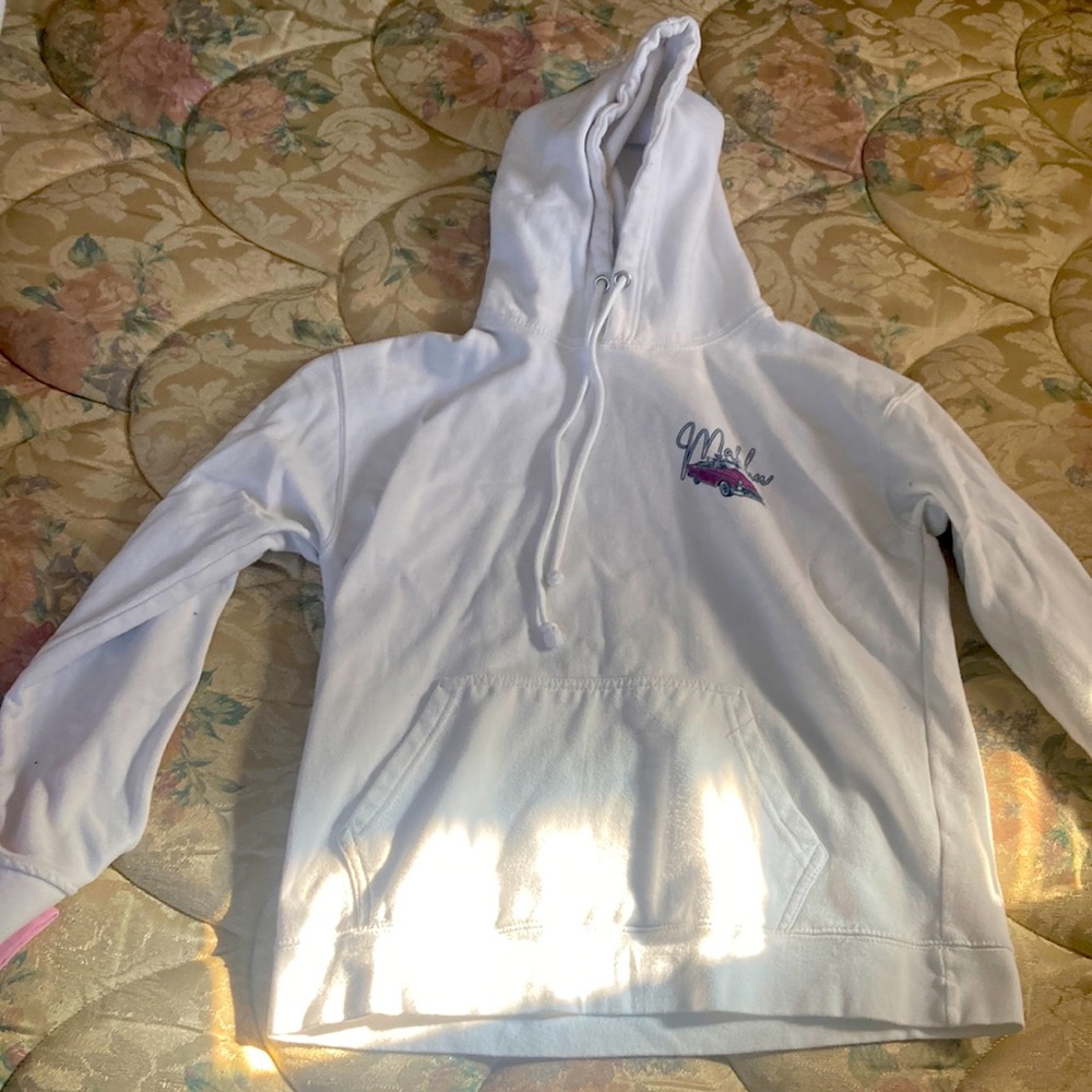 White Malibu hoodie
